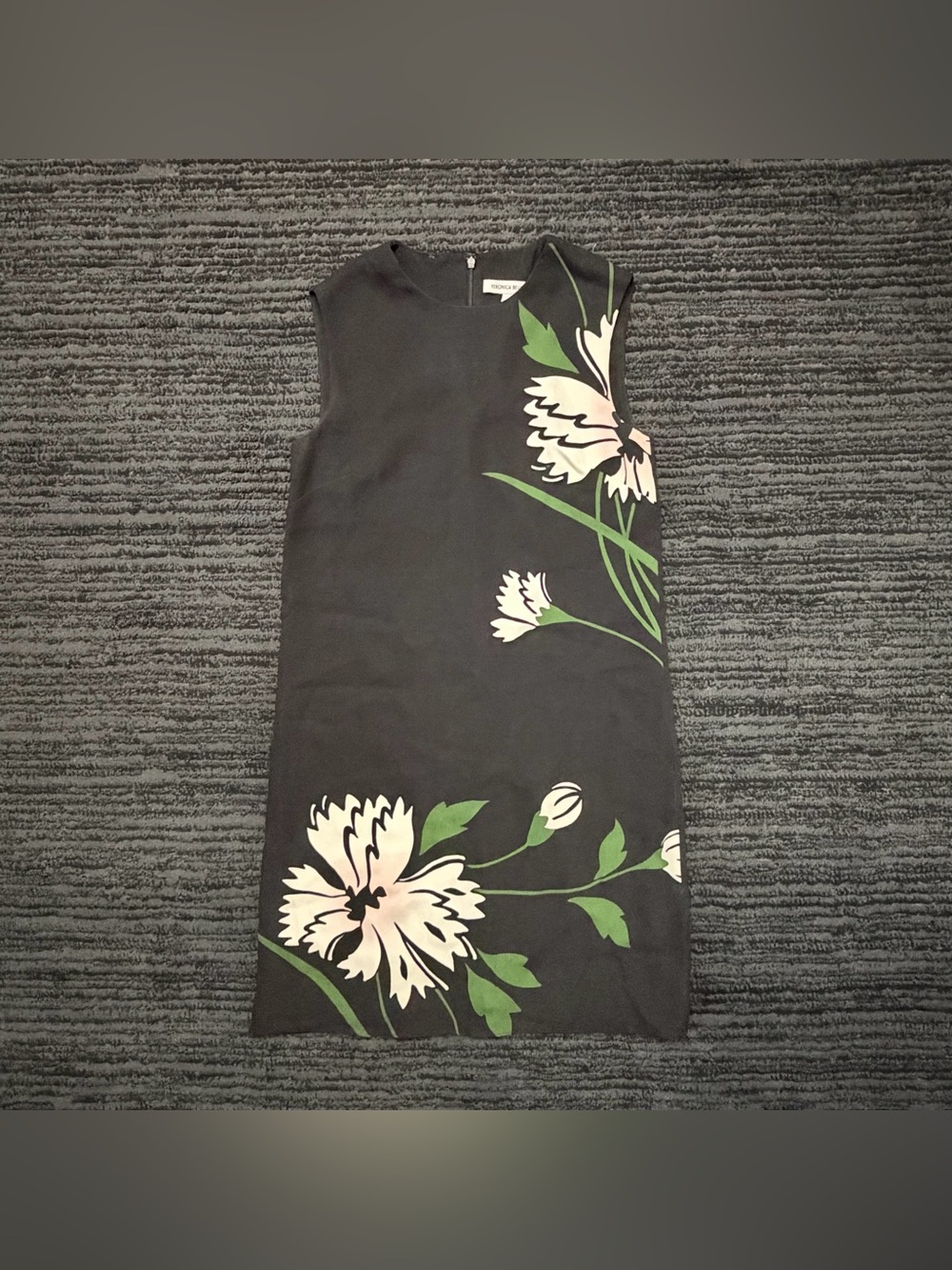 Veronica Beard Cromwell Floral Sleeveless Mini Shift Dress